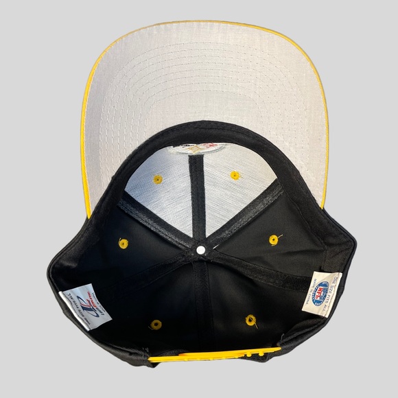 Vintage 90’s NWOT Logo Athletic Pittsburgh Steelers NFL Snapback Cap - Picture 5 of 7